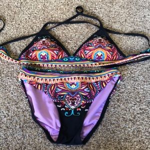 Athletes two-piece swimsuit, size small